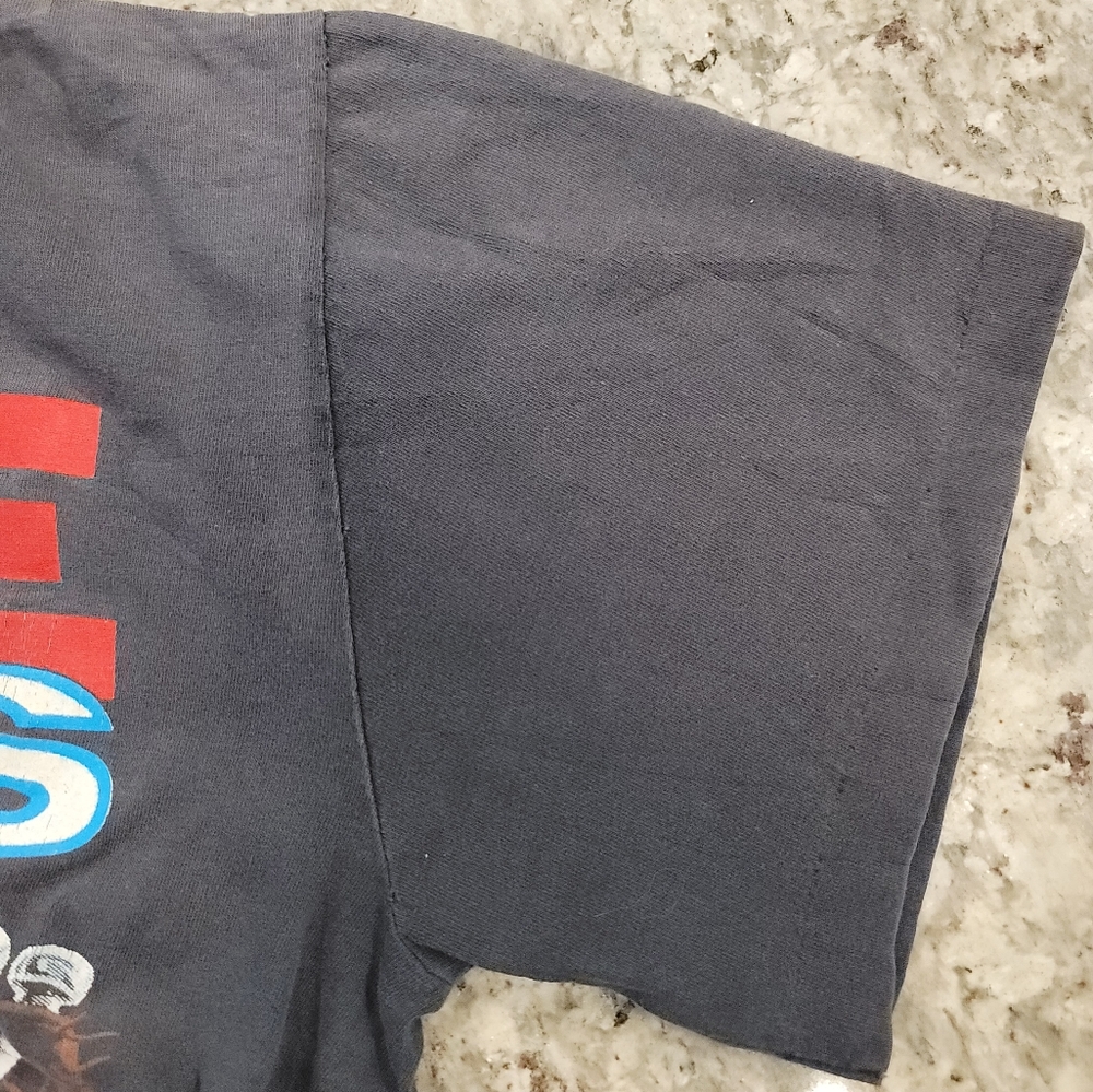 Vintage 1991 Three Stooges Moe Knows Softball Single Stitch T-Shirt Made in USA - Picture 5 of 8